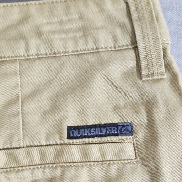Quiksilver chino pants men's size 32 cream colour Casual Surfer Sporty - Picture 5 of 13